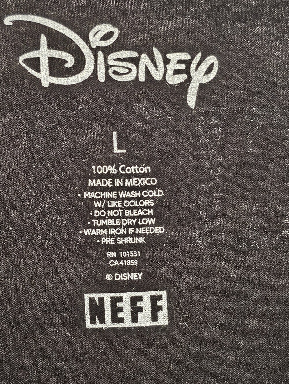 NWT Neff x Disney Mickey Mouse Tropical Graphic Tank Top Men's Large - Picture 2 of 7